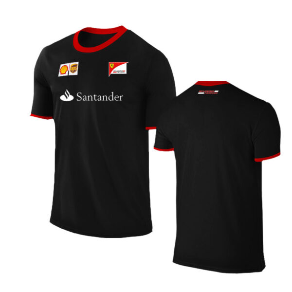 Playera Cuello redondo para hombre | combinada | scuderia-Ferrari 2017