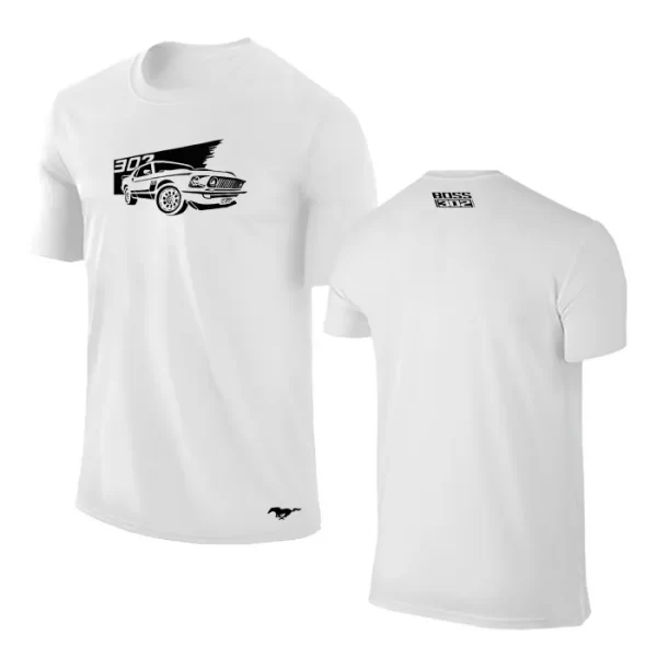 Playera Cuello redondo | Básica | para hombre - Mustang Classic Boss 302 | AS - Imagen 2