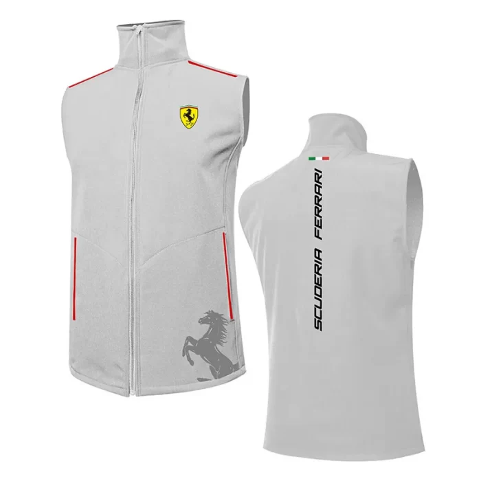 Chaleco Softshell para hombre - Scuderia Ferrari - Playeras de Autos