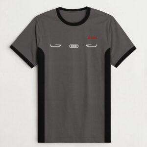 Playera Cuello redondo - Audi Faros Gris
