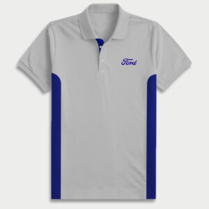 Playera Tipo polo Sport - Ford Blanca